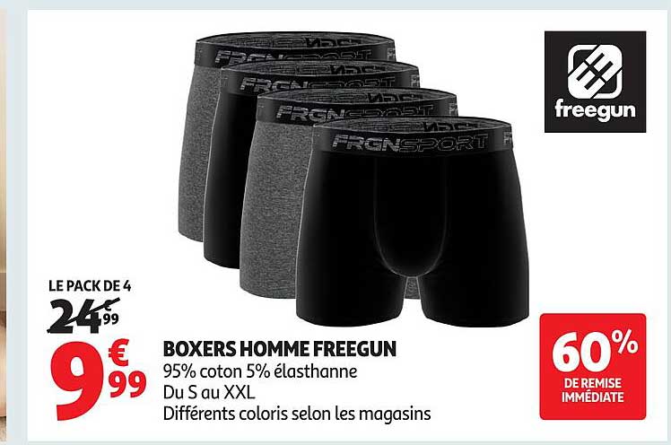 BOXERS HOMME FREEGUN