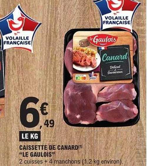 CAISSETTE DE CANARD "LE GAULOIS"
