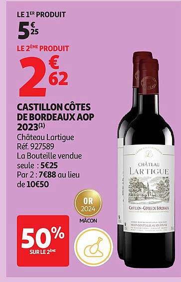 CASTILLON CÔTES DE BORDEAUX AOP 2023