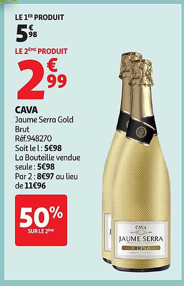 CAVA Jaume Serra Gold Brut