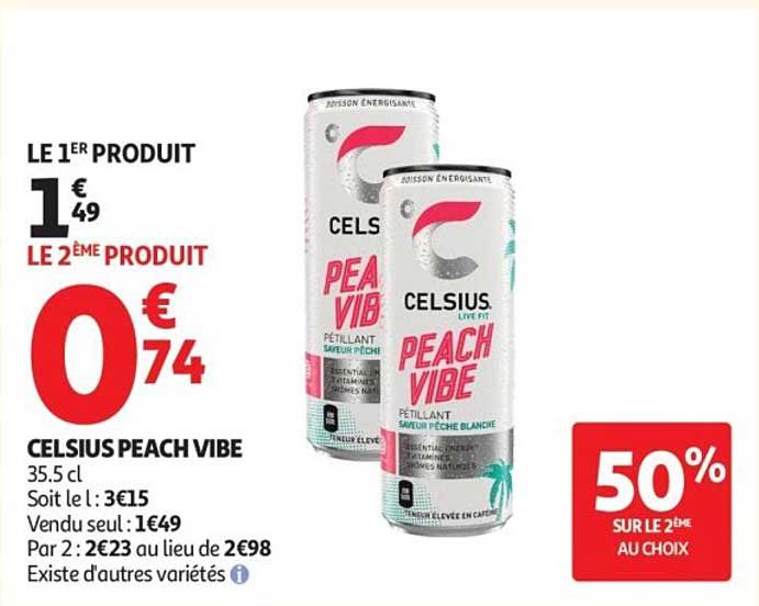 CELSIUS PEACH VIBE