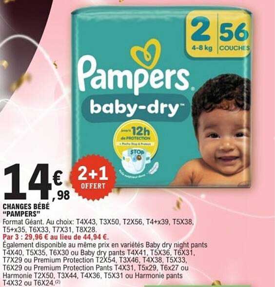 Changes Bébé "Pampers"