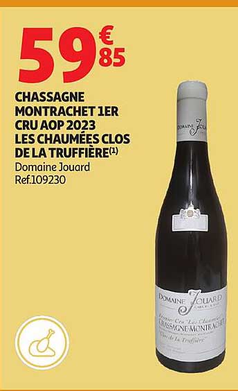 CHASSAGNE MONTRACHET 1ER CRU AOP 2023 LES CHAUMEES CLOS DE LA TRUFFIÈRE