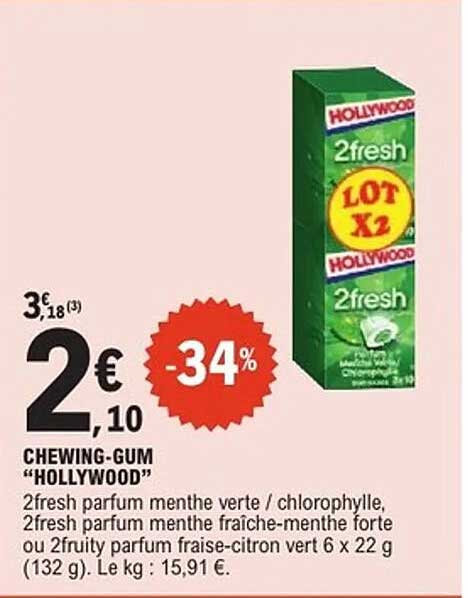 CHEWING-GUM “HOLLYWOOD”