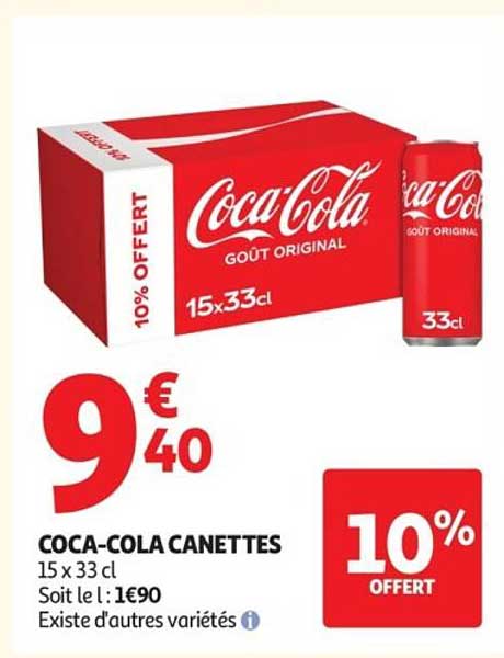 COCA-COLA CANETTES