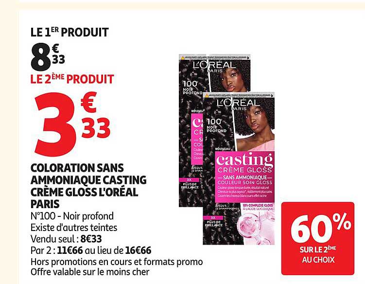COLORATION SANS AMMONIAQUE CASTING CRÈME GLOSS L'ORÉAL PARIS