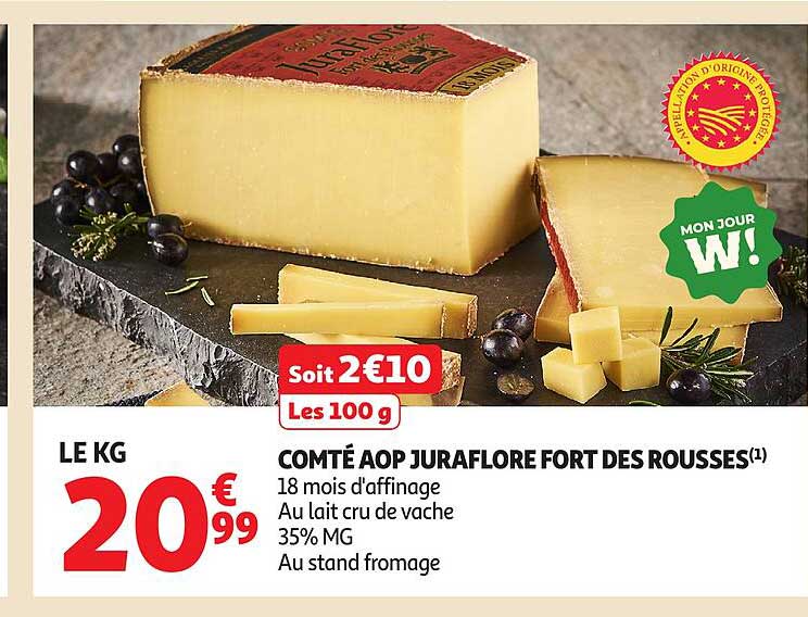 COMTÉ AOP JURAFLORE FORT DES ROUSSES
