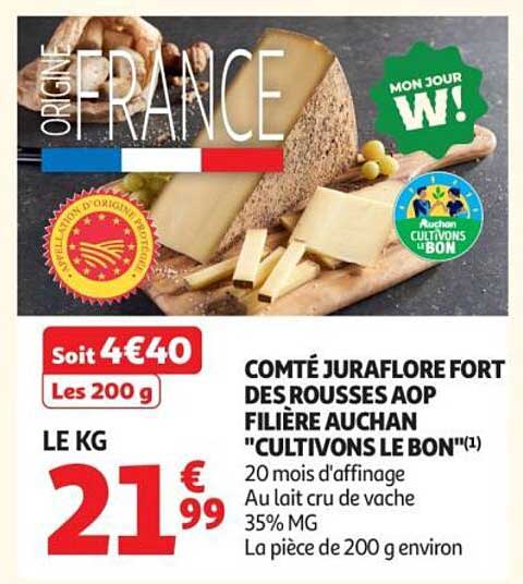Comté Juraflore Fort des Rousses AOP