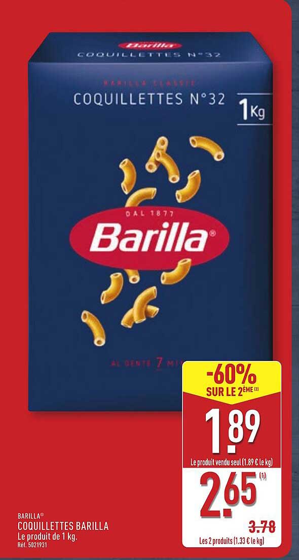 COQUILLETTES BARILLA
