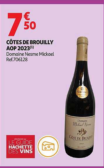 CÔTES DE BROUILLY AOP 2023