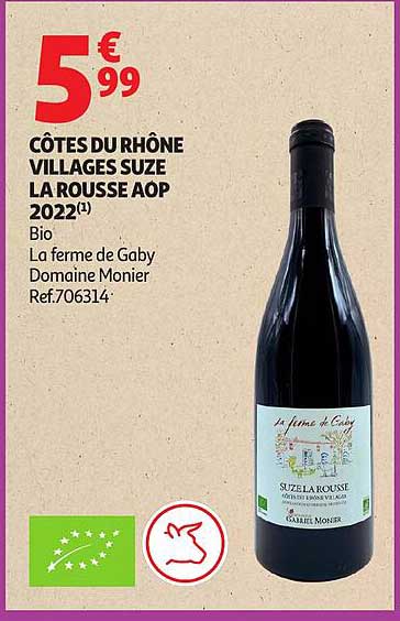 CÔTES DU RHÔNE VILLAGES SUZE LA ROUSSE AOP 2022