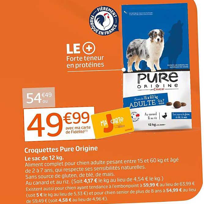Croquettes Pure Origine