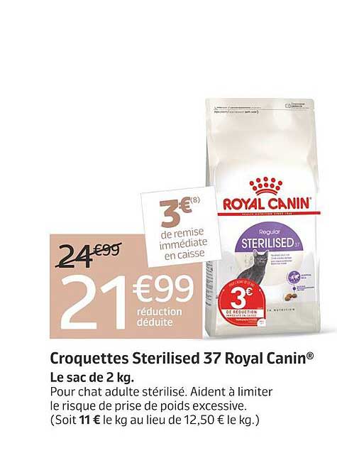 Croquettes Sterilised 37 Royal Canin®