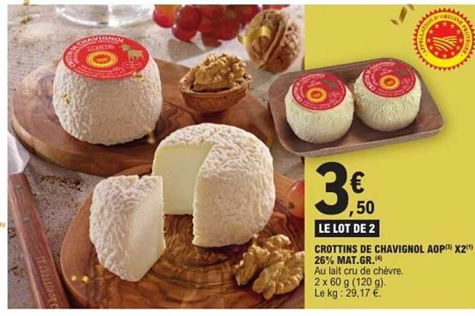Crottins de Chavignol AOP x2