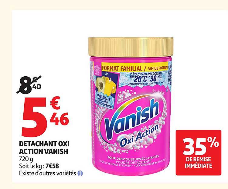 DÉTACHANT OXI ACTION VANISH
