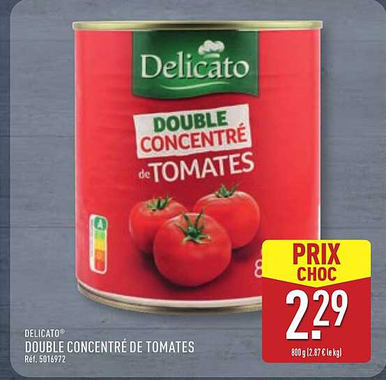 DOUBLE CONCENTRÉ de TOMATES