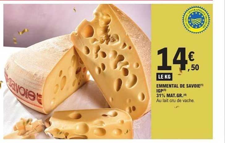 Emmental de Savoie IGP