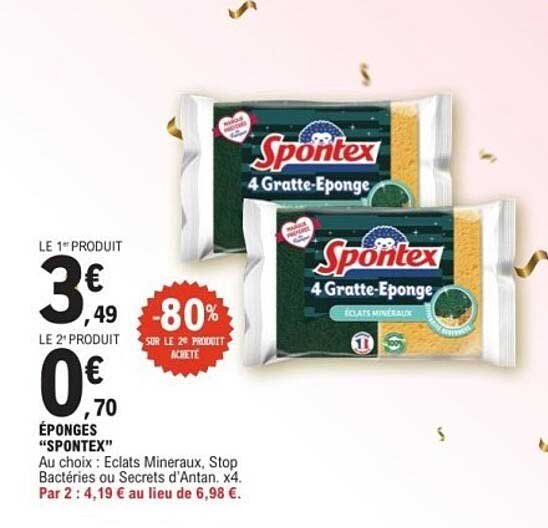 ÉPONGES "SPONTEX"