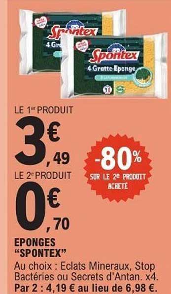 EPONGES “SPONTEX”