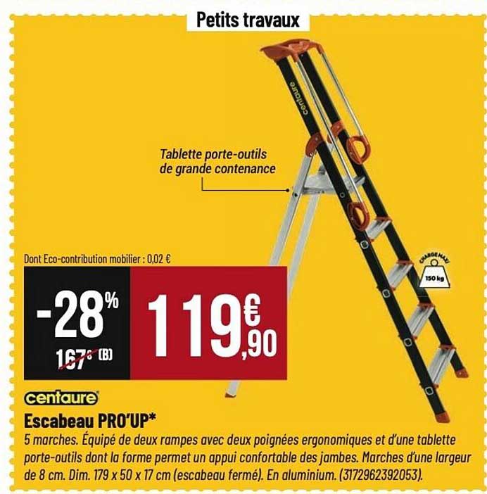 Escabeau PRO'UP*