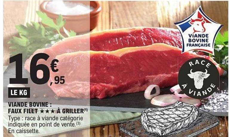 Faux Filet *** à Griller