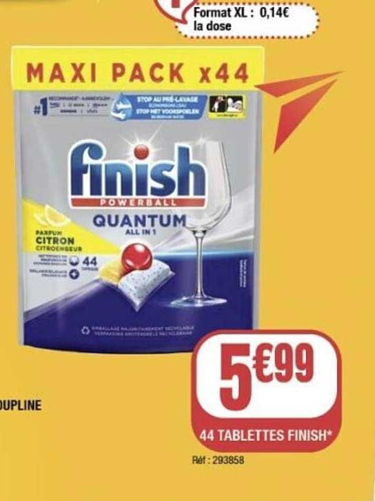 Finish Powerball Quantum Maxi Pack x44