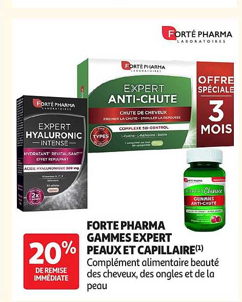 FORTÉ PHARMA GAMMES EXPERT PEAUX ET CAPILLAIRE