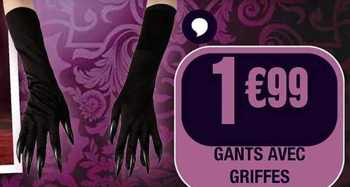 GANTS AVEC GRIFFES