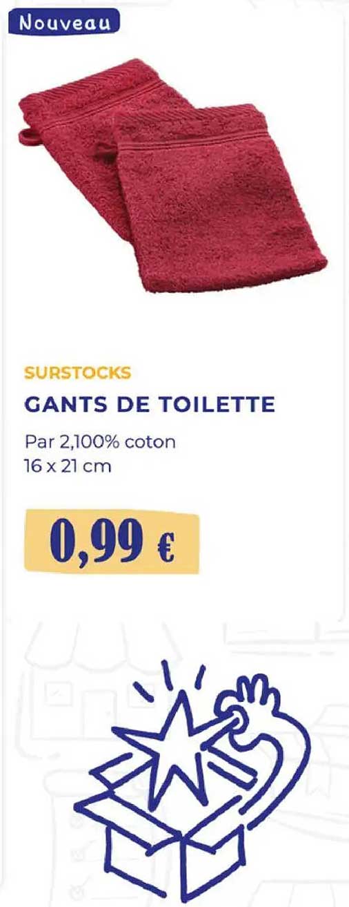 GANTS DE TOILETTE