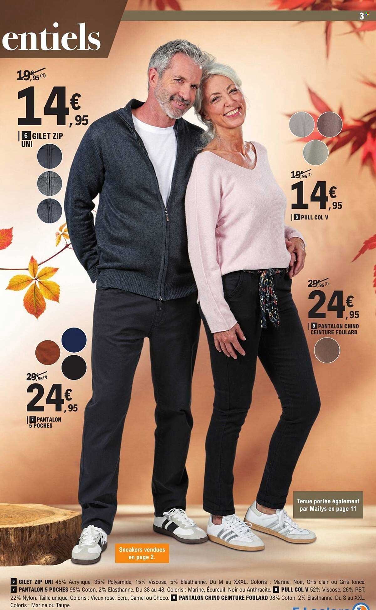 Gilet zip uni 14,95 €
