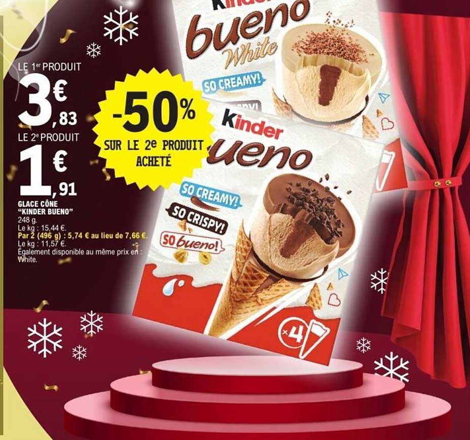 GLACE CONE "KINDER BUENO"