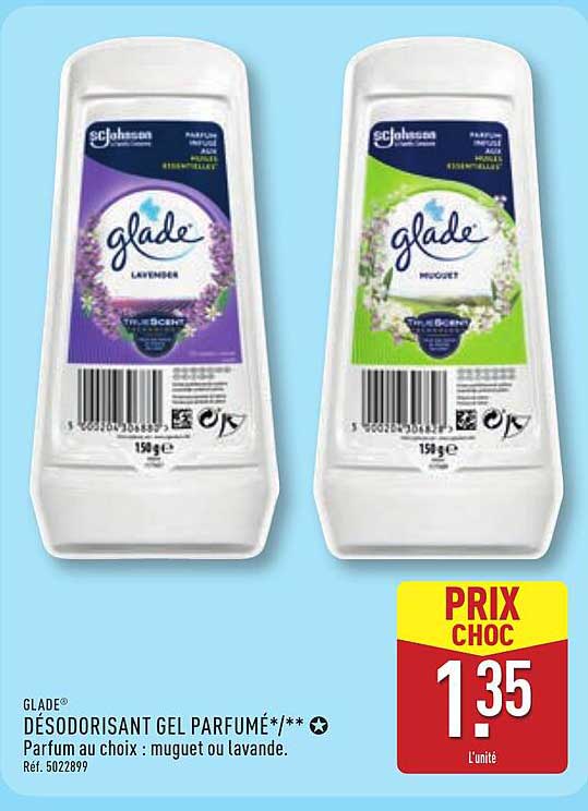 GLADE® DÉSODORISANT GEL PARFUMÉ*/*