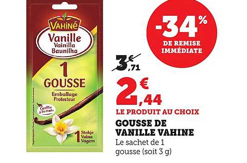 Gousse de Vanille Vahiné
