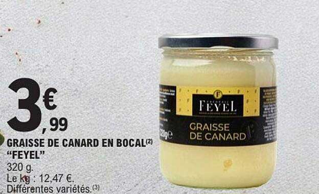 GRAISSE DE CANARD EN BOCAL "FEYEL"
