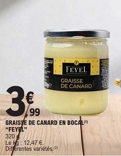 GRAISSE DE CANARD EN BOCAL "FEYEL"