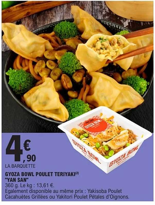GYOZA BOWL POULOT TERIYAKI "YAN SAN"