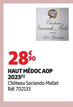 HAUT MÉDOC AOP 2023