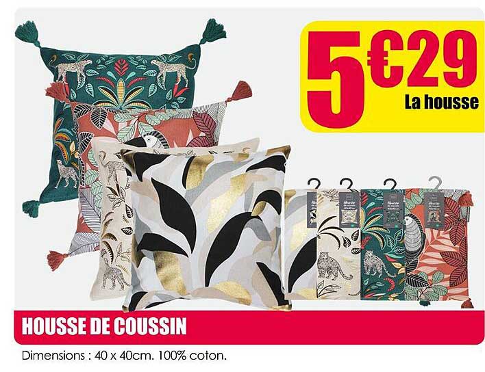 HOUSSE DE COUSSIN