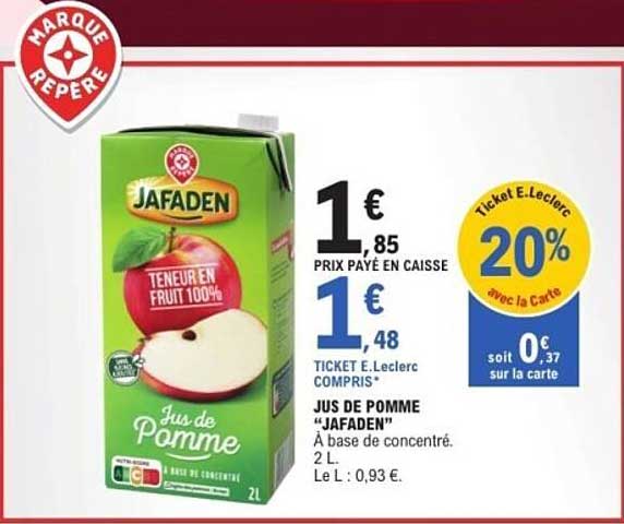 JUS DE POMME “JAFADEN”
