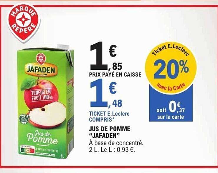JUS DE POMME “JAFADEN”