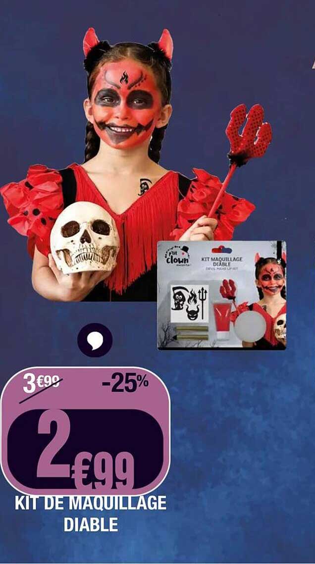 KIT DE MAQUILLAGE DIABLE