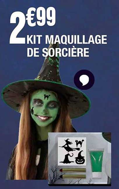 KIT MAQUILLAGE DE SORCIÈRE