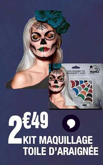 KIT MAQUILLAGE TOILE D'ARAIGNÉE