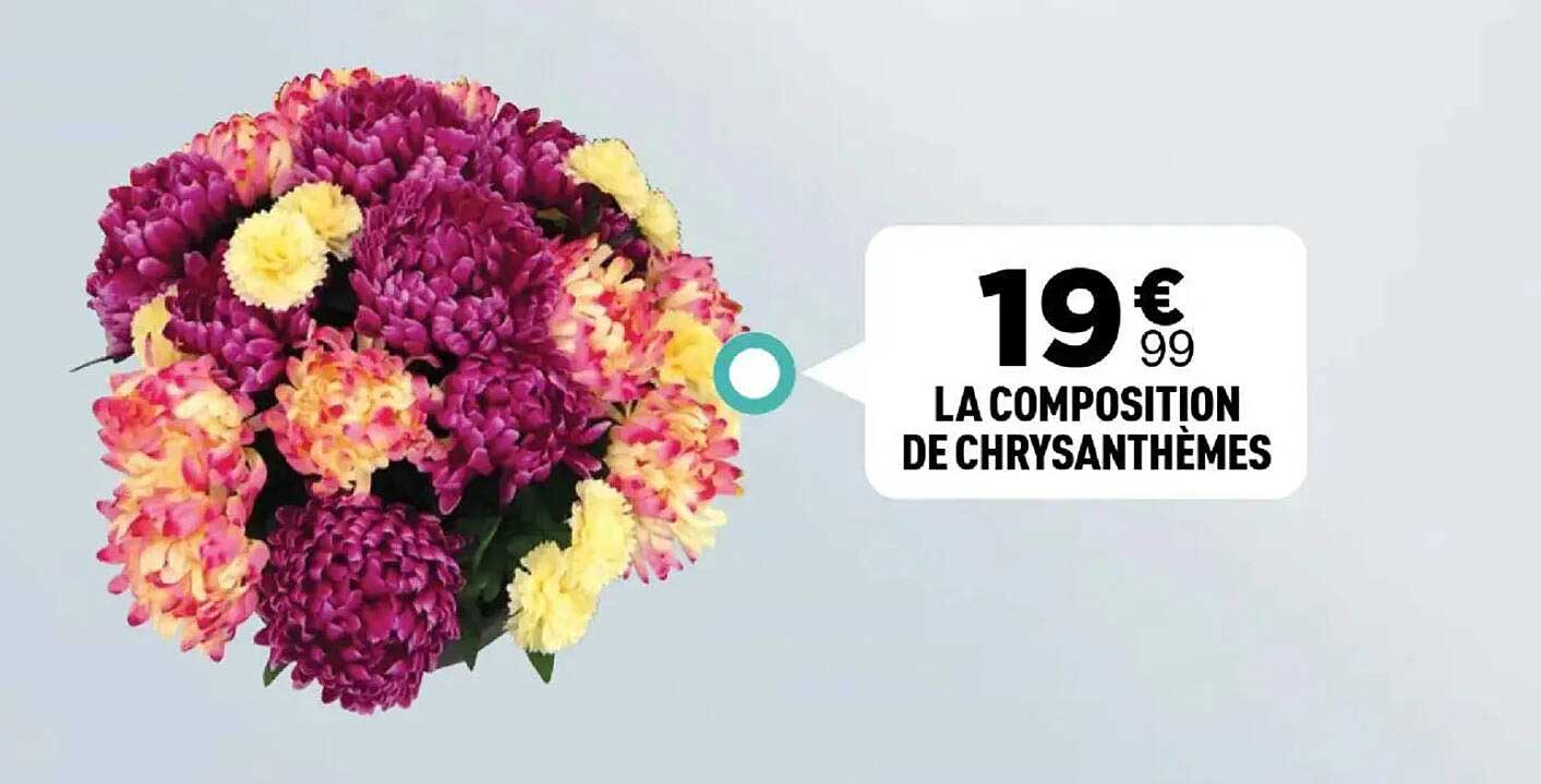 LA COMPOSITION DE CHRYSANTHÈMES