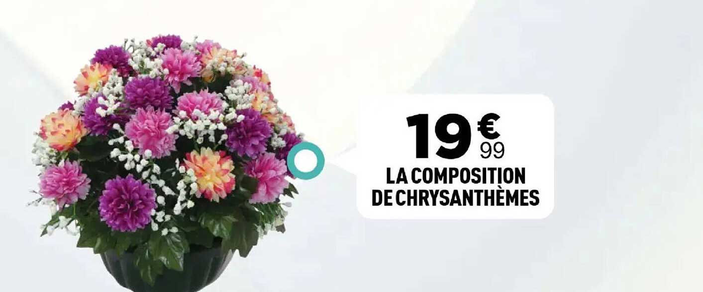 LA COMPOSITION DE CHRYSANTHÈMES