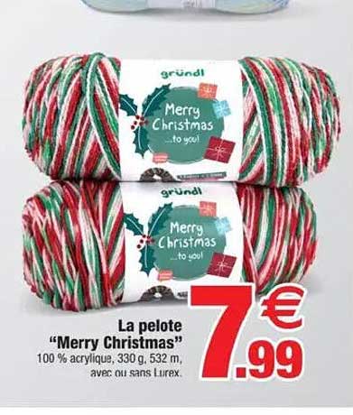 La pelote “Merry Christmas”
