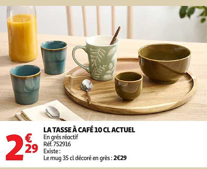 LA TASSE À CAFÉ 10 CL ACTUEL