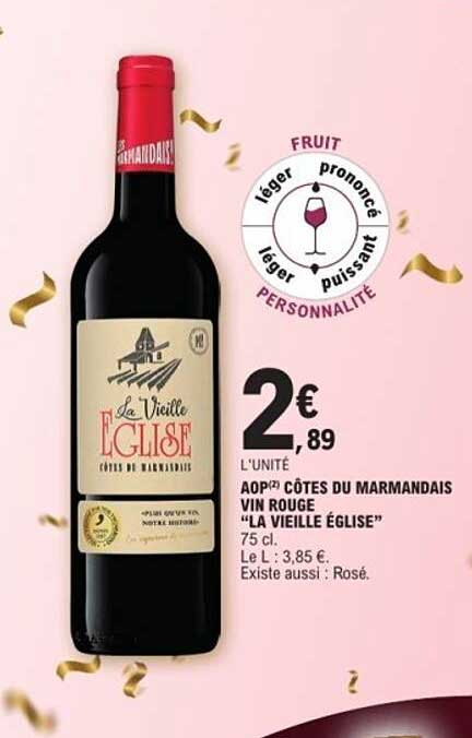 La Vieille Église Côtes du Marmandais Vin Rouge