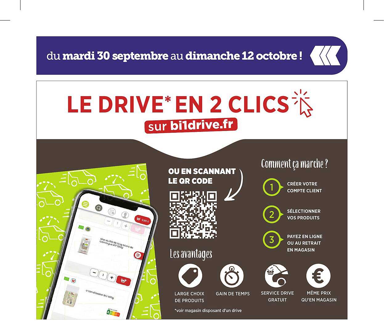 LE DRIVE* EN 2 CLICS