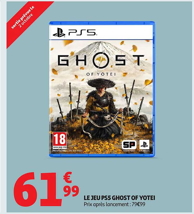 LE JEU PS5 GHOST OF YOTEI